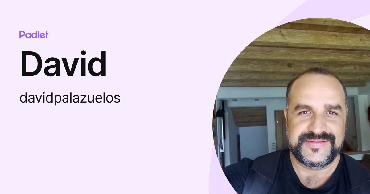 David (davidpalazuelos) profile | Padlet