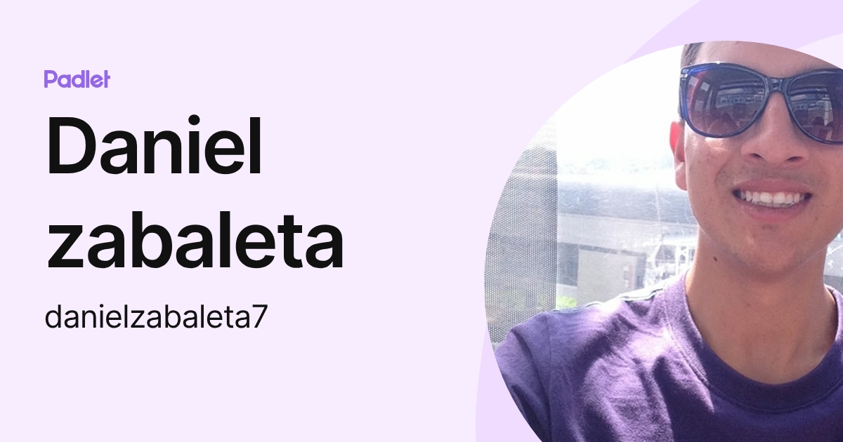 Daniel zabaleta (danielzabaleta7) profile | Padlet