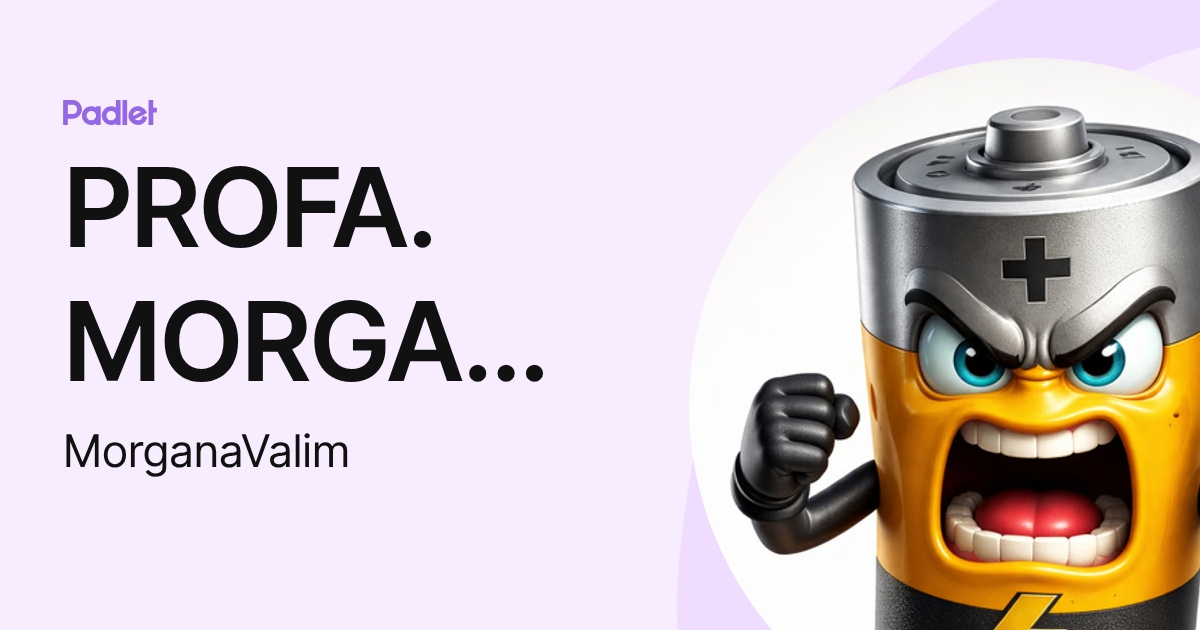 PROFA. MORGANA VALIM (MorganaValim) profile | Padlet