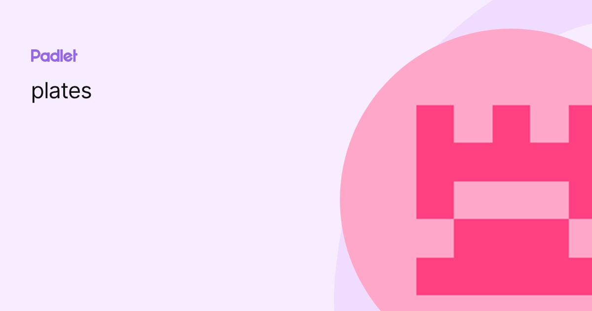 plates profile | Padlet
