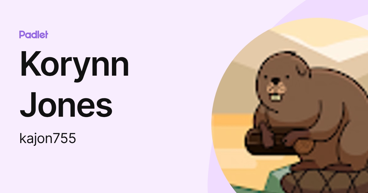 Korynn Jones (kajon755) profile | Padlet