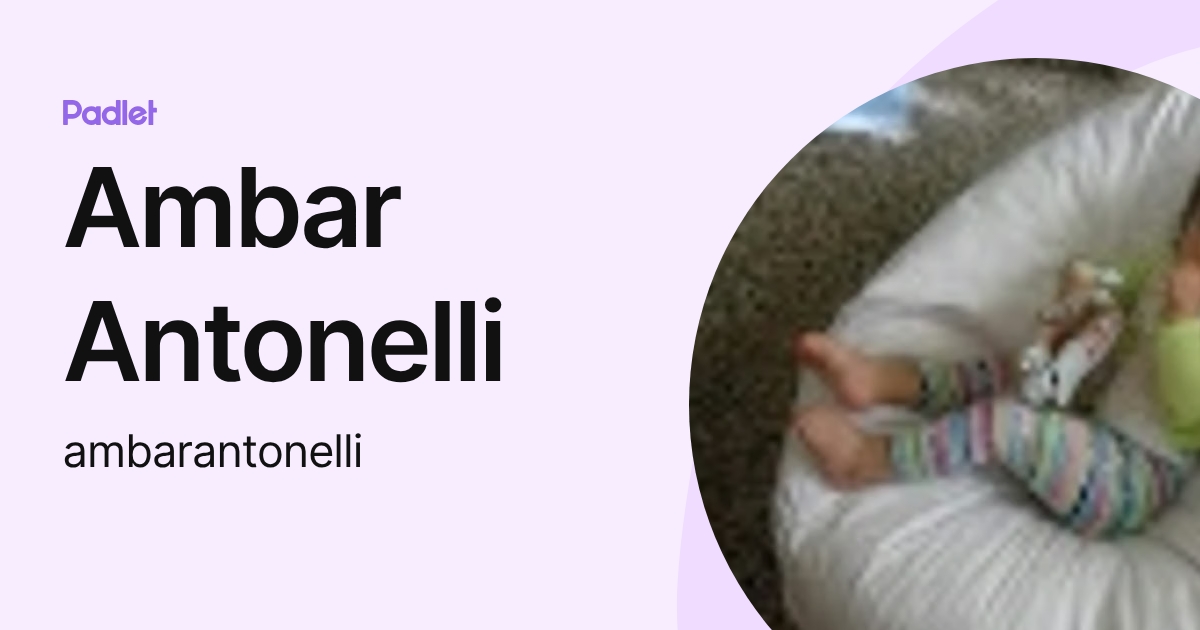 Ambar Antonelli (ambarantonelli) profile | Padlet