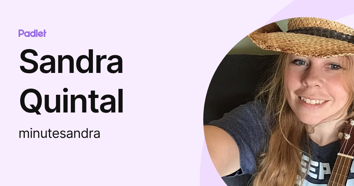 Sandra Quintal (minutesandra) profile | Padlet