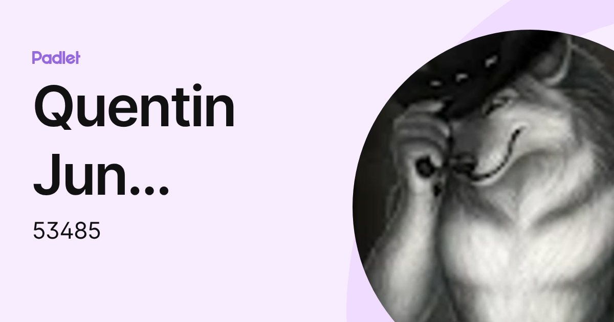 Quentin Jun Quibote (53485) profile | Padlet