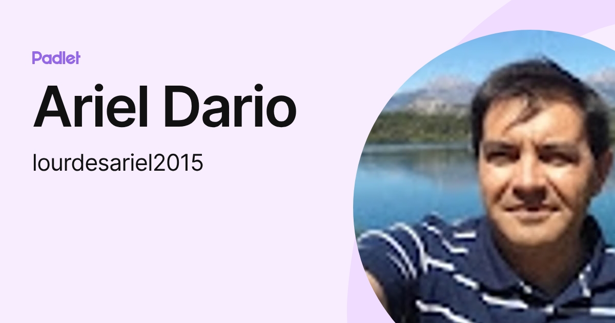 Ariel Dario (lourdesariel2015) profile | Padlet