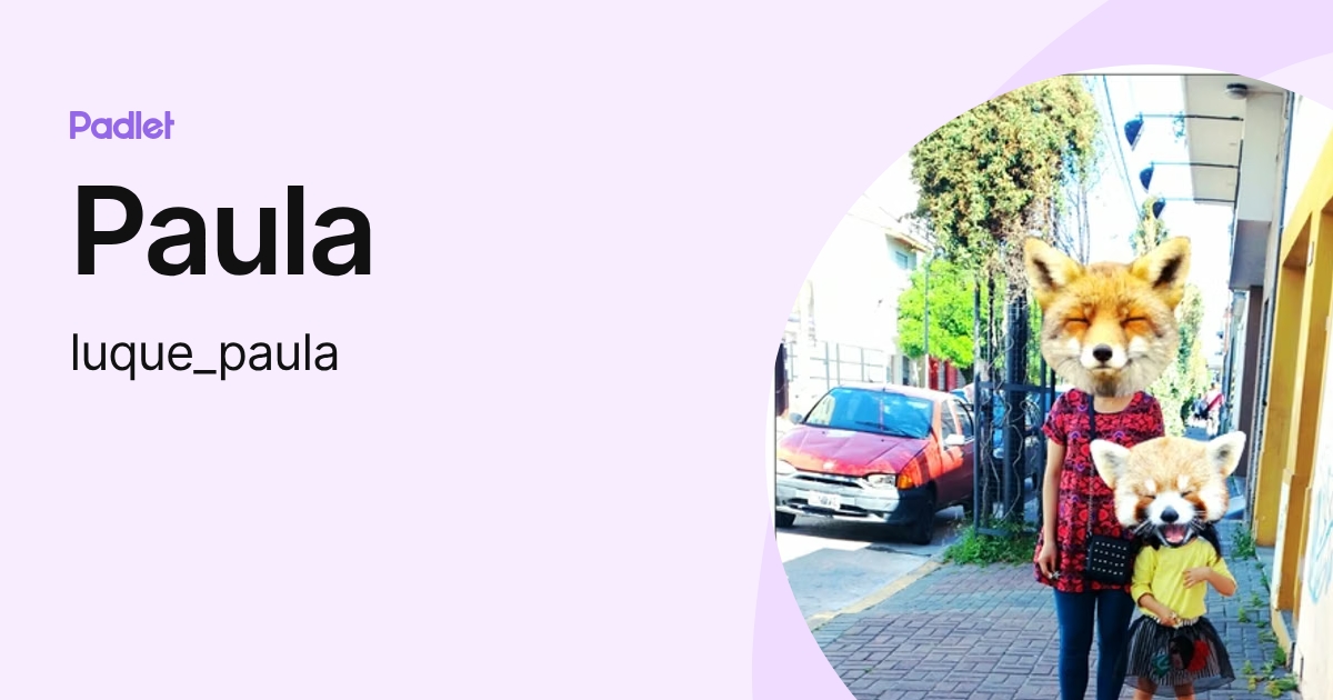 Paula (luque_paula) profile | Padlet