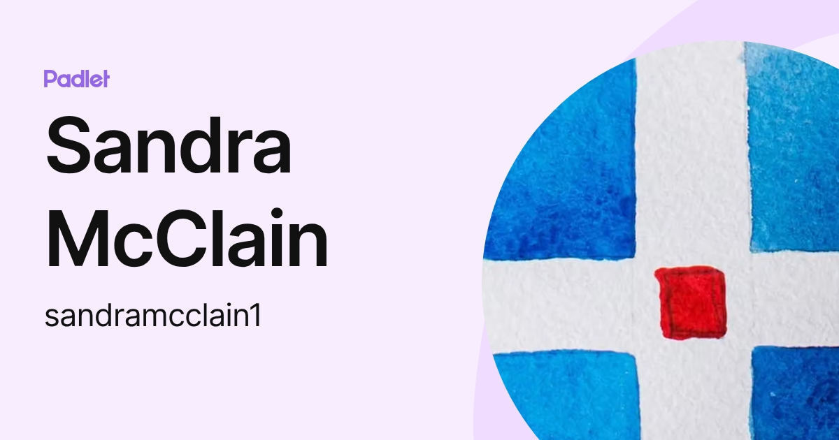 Sandra McClain (sandramcclain1) profile | Padlet