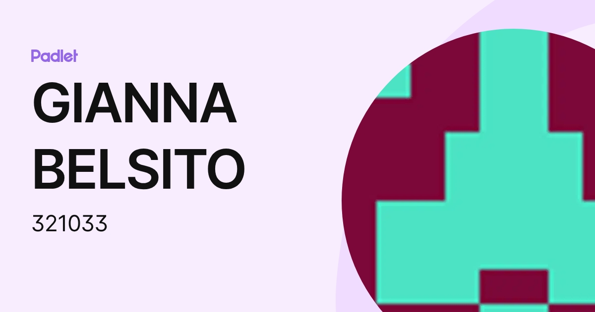 GIANNA BELSITO (321033) profile Padlet