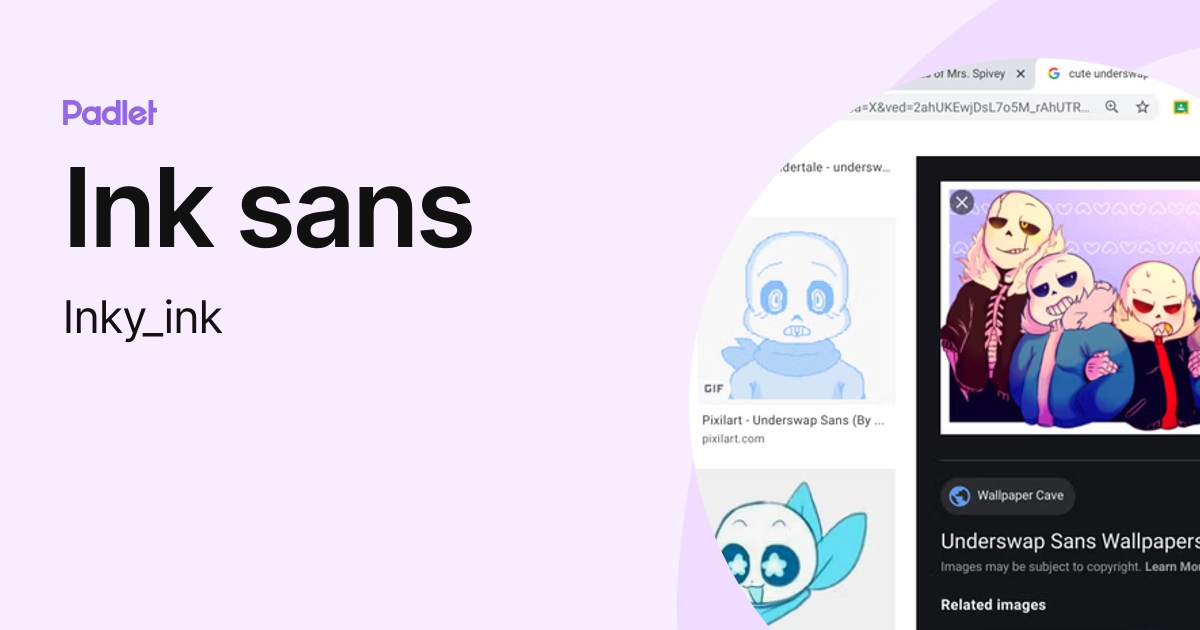 Ink sans (Inky_ink) profile | Padlet