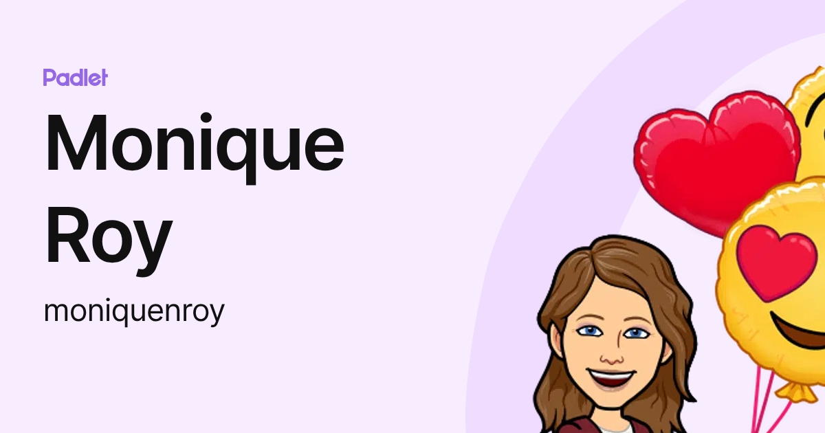 Monique Roy (moniquenroy) profile | Padlet