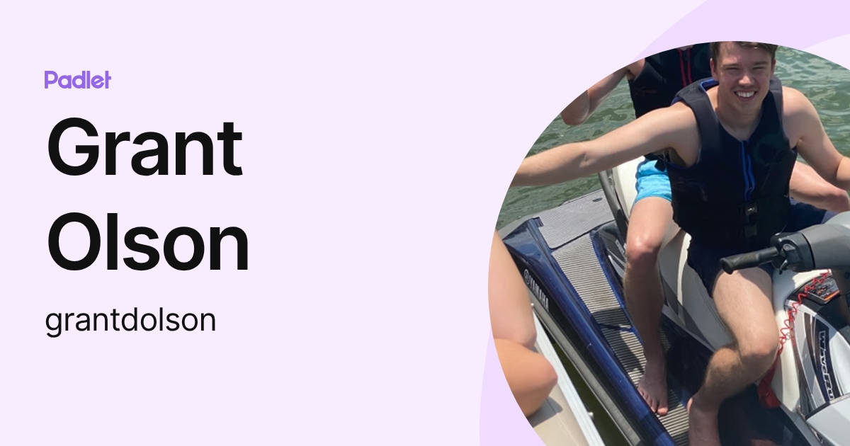 Grant Olson (grantdolson) profile | Padlet