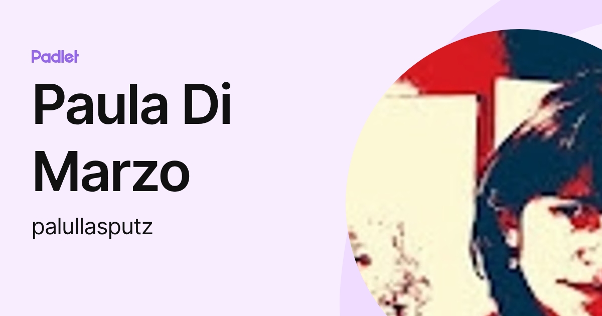 Profesora Paula Di Marzo (palullasputz) profile | Padlet