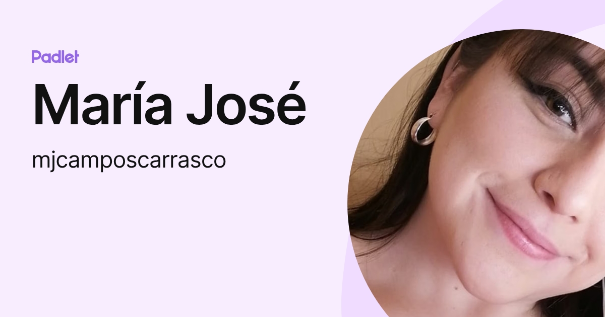 María José (mjcamposcarrasco) profile | Padlet