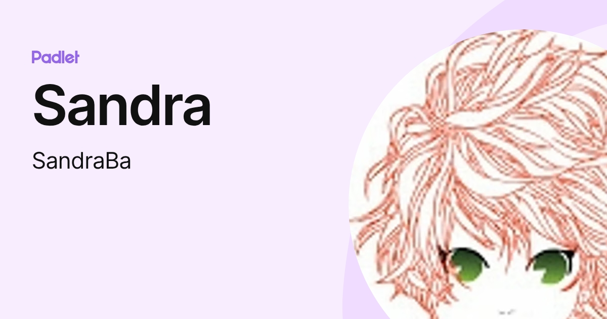 Sandra (SandraBa) profile | Padlet