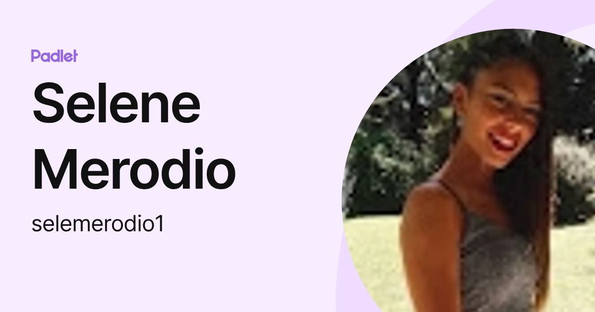 Selene Merodio (selemerodio1) profile | Padlet