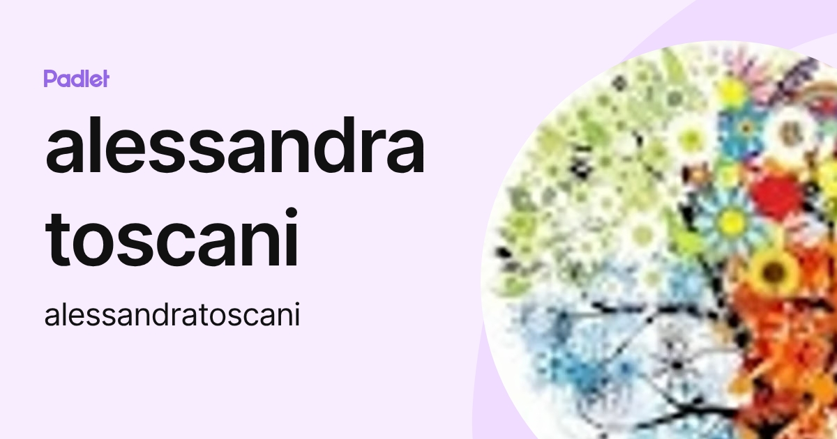 alessandra toscani (alessandratoscani) profile | Padlet