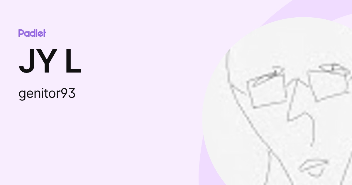 JY L (genitor93) profile | Padlet