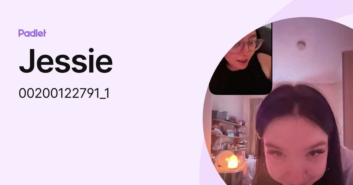 Jessie (00200122791_1) profile | Padlet