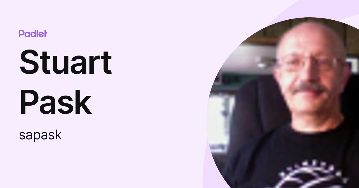 Stuart Pask (sapask) profile | Padlet