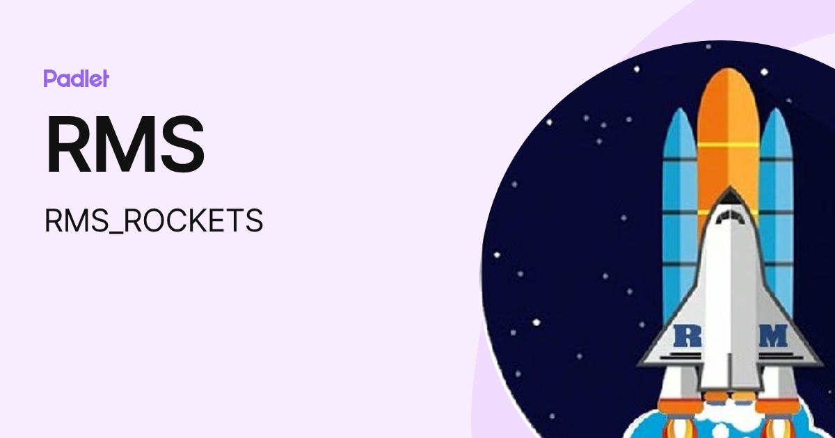 RMS (RMS_ROCKETS) profile | Padlet