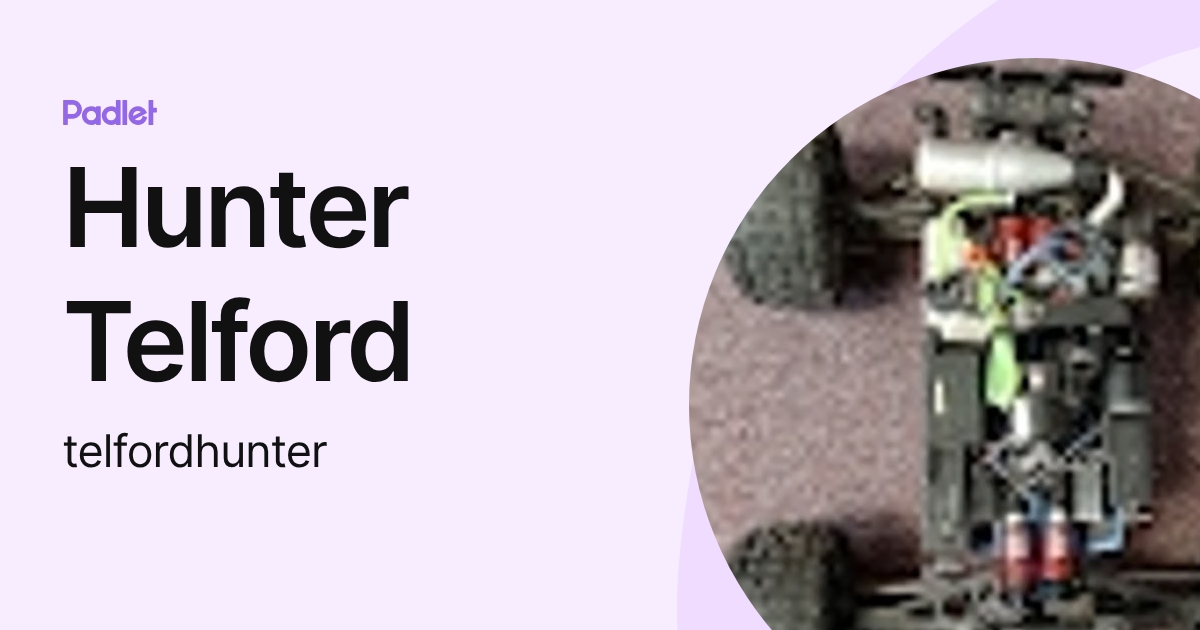 Hunter Telford (telfordhunter) profile | Padlet