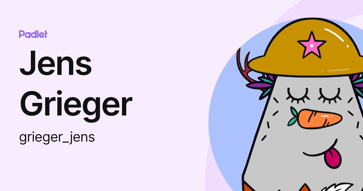Jens Grieger (grieger_jens) profile | Padlet