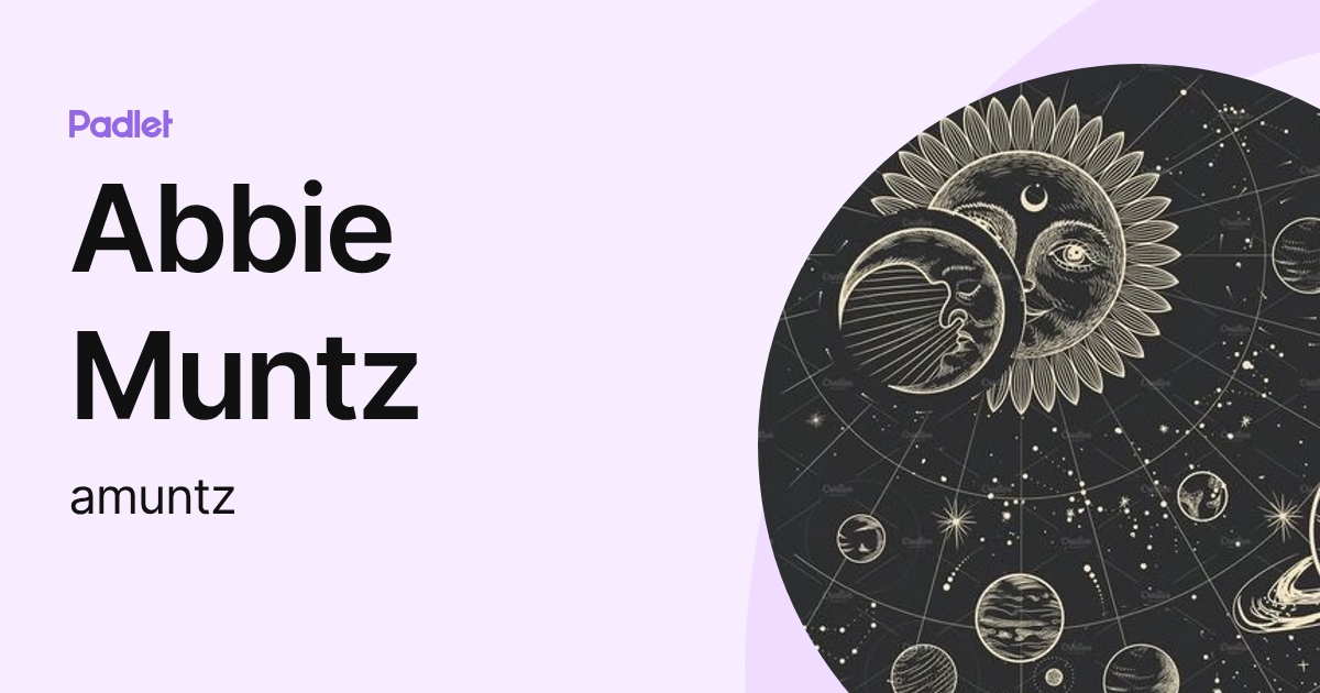Abbie Muntz (amuntz) profile | Padlet