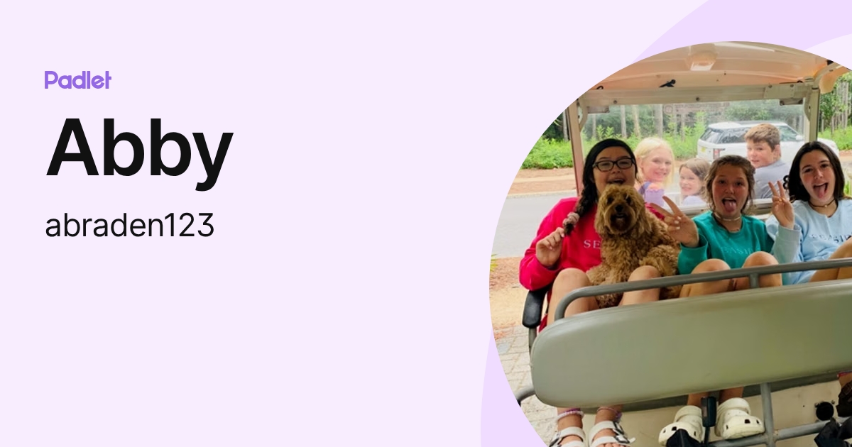 Abby (abraden123) profile | Padlet