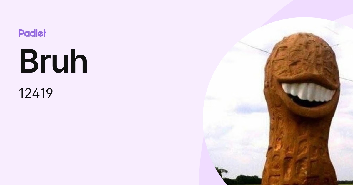 Bruh (12419) profile | Padlet