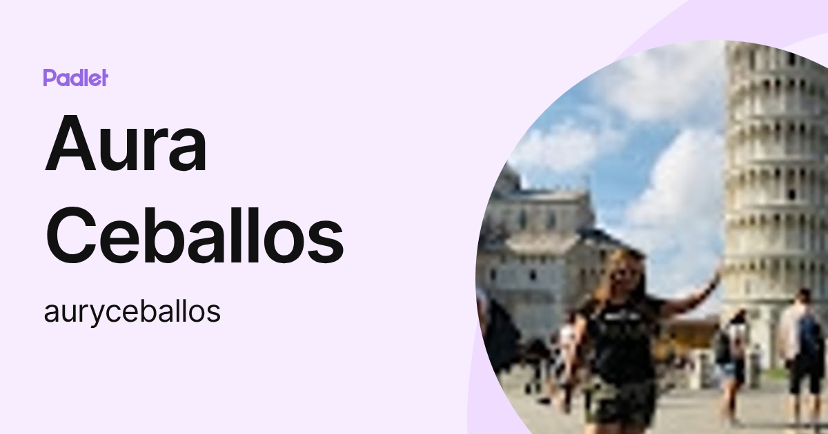 Aura Ceballos (auryceballos) profile | Padlet