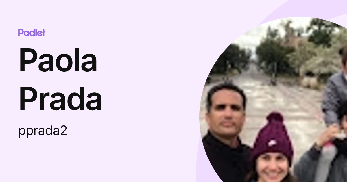 Paola Prada (pprada2) profile | Padlet