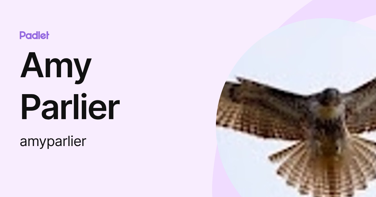 Amy Parlier (amyparlier) profile | Padlet