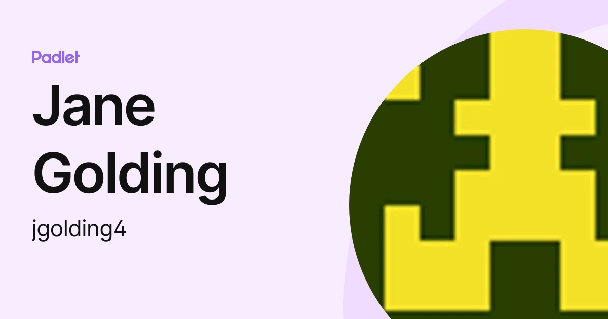 Jane Golding (jgolding4) profile | Padlet
