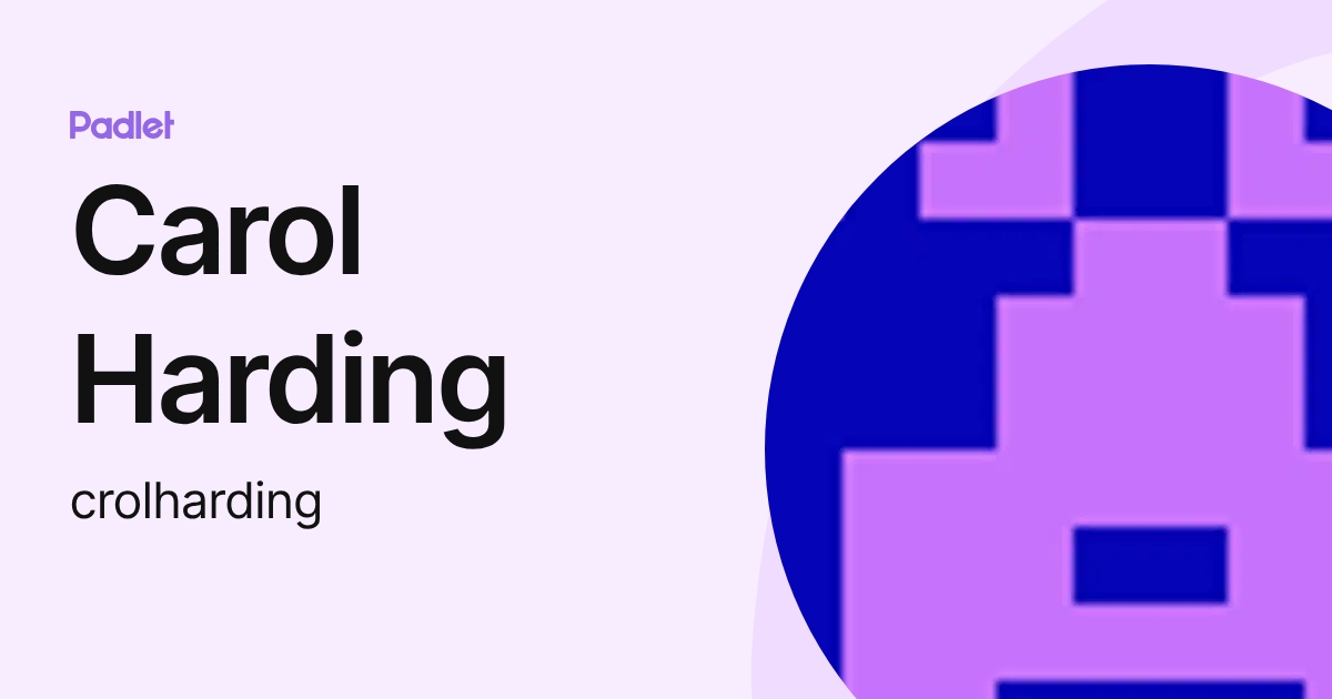 Carol Harding (crolharding) profile | Padlet