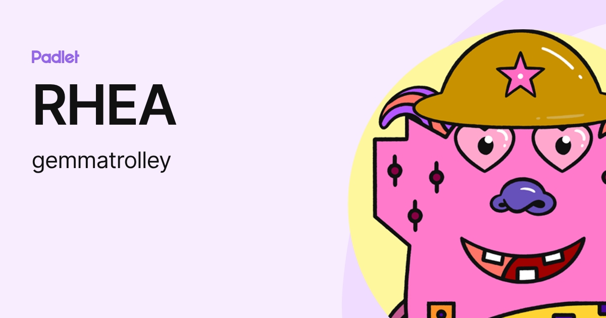 Sean (gemmatrolley) profile | Padlet