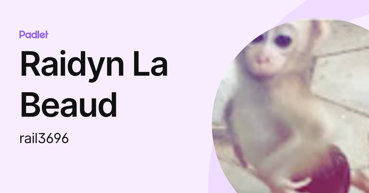 Raidyn La Beaud (rail3696) profile | Padlet