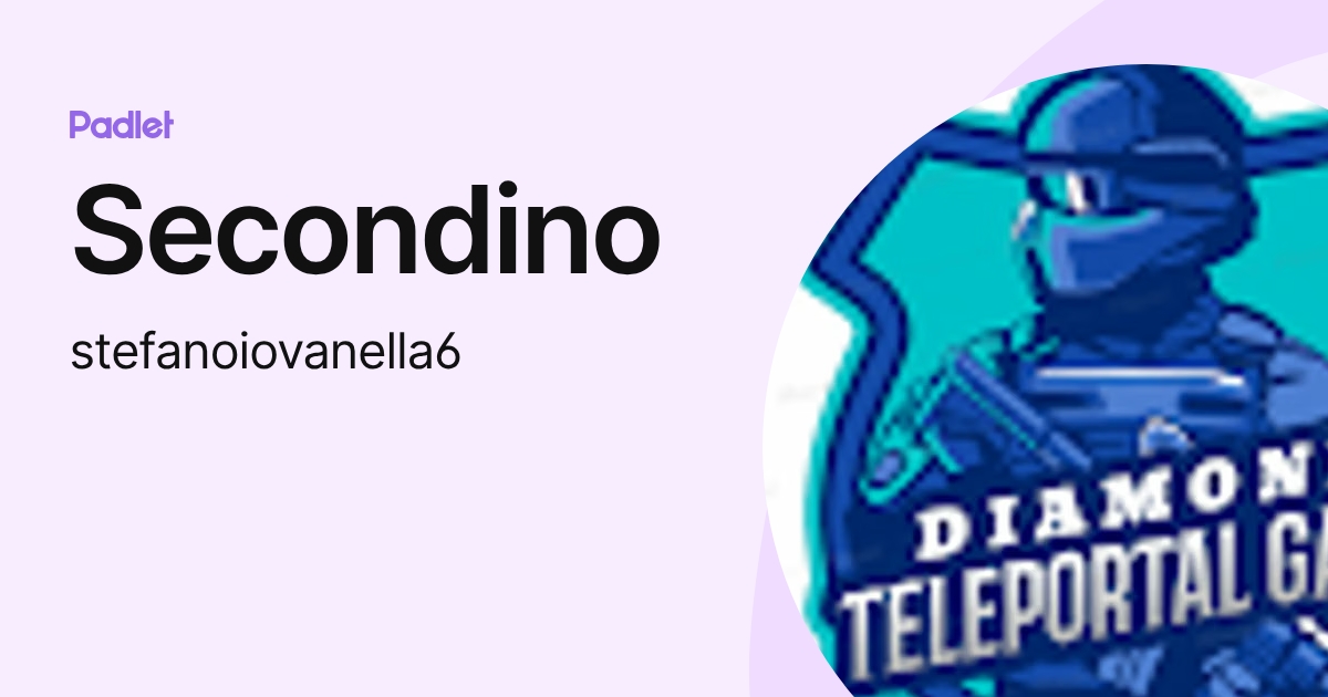 Secondino (stefanoiovanella6) profile | Padlet