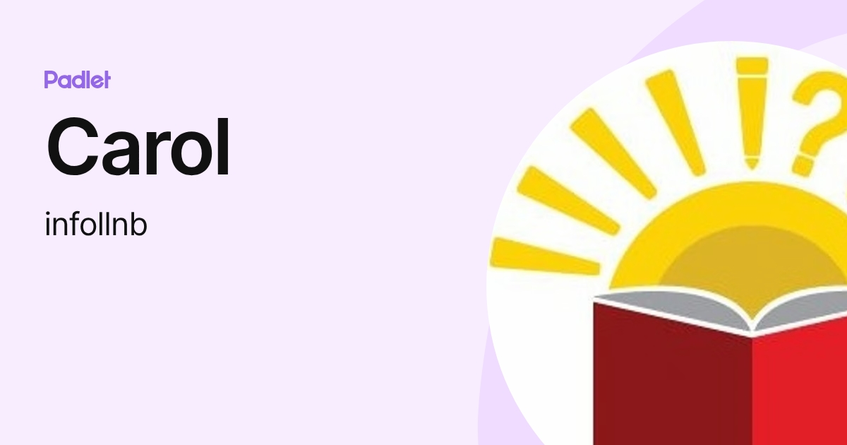 Carol (infollnb) profile | Padlet