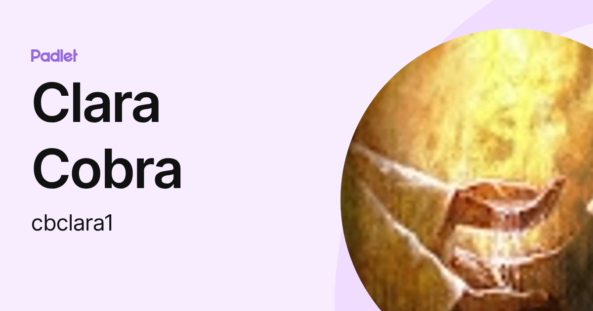 Clara Cobra (cbclara1) profile | Padlet