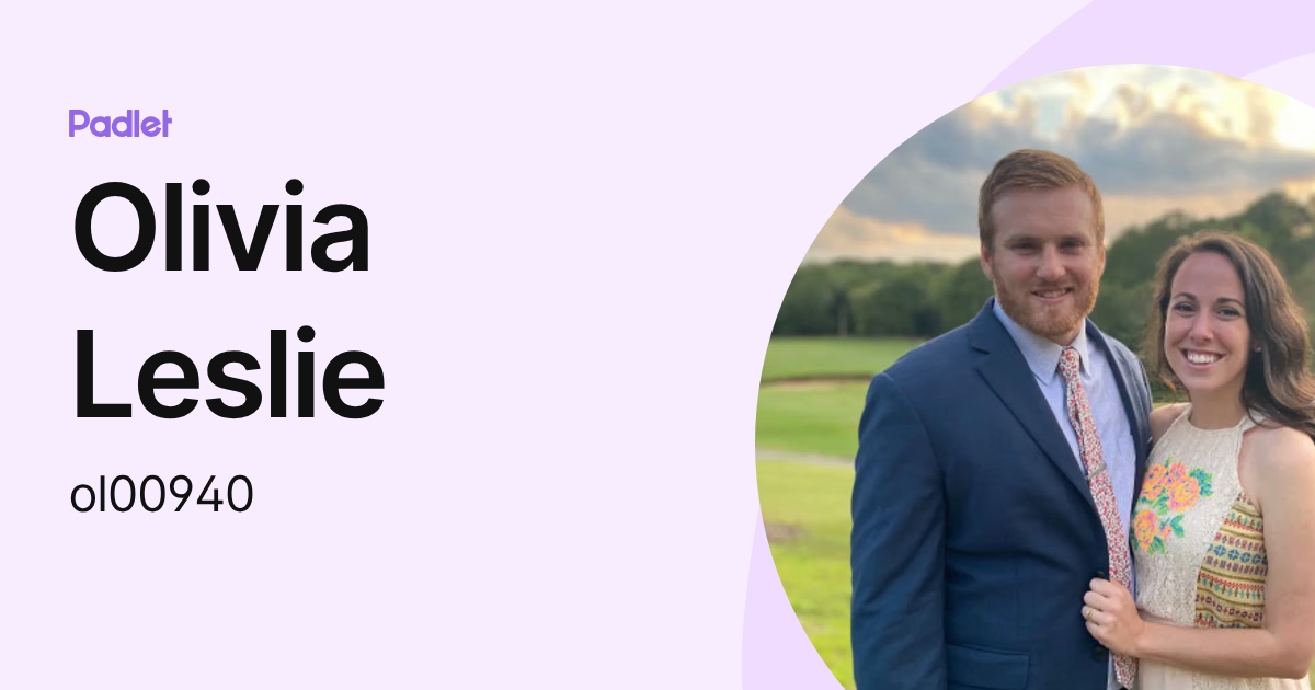 Olivia Leslie (ol00940) profile | Padlet