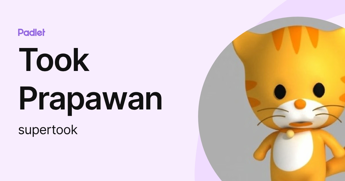 Took Prapawan (supertook) profile | Padlet