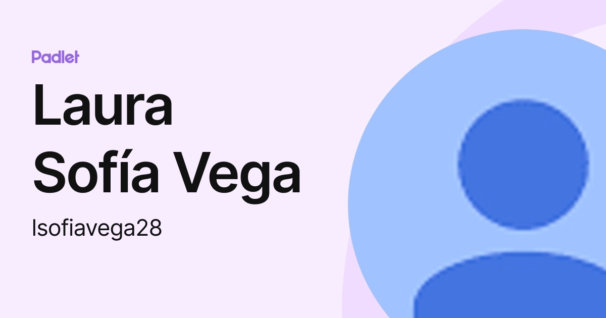 Laura Sofía Vega (lsofiavega28) profile | Padlet