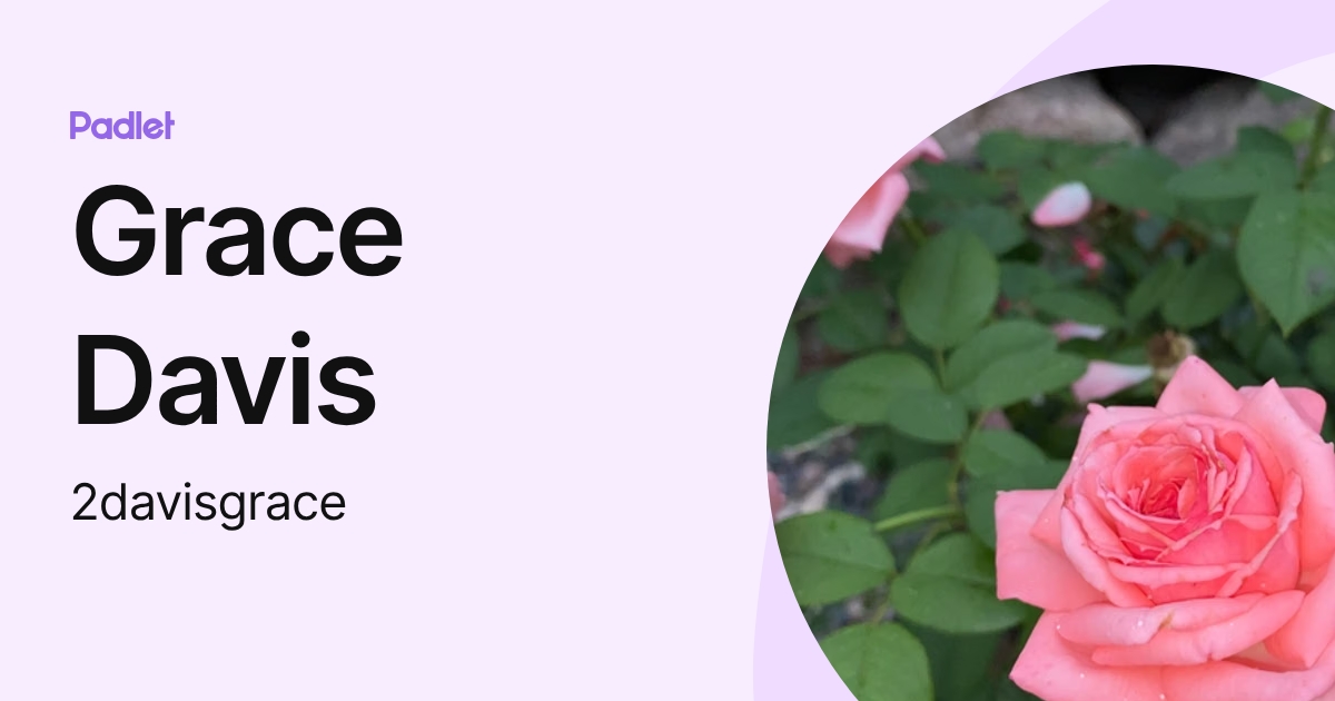 Grace Davis (2davisgrace) profile | Padlet