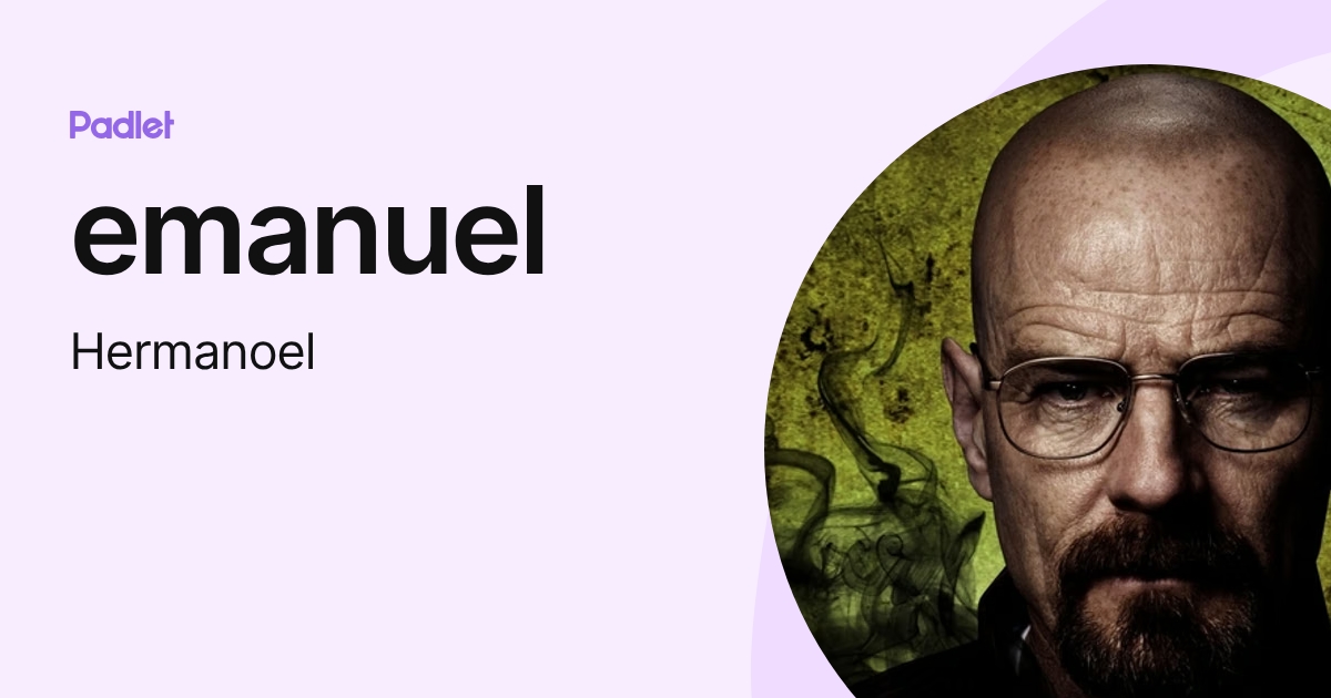 emanuel (Hermanoel) profile | Padlet