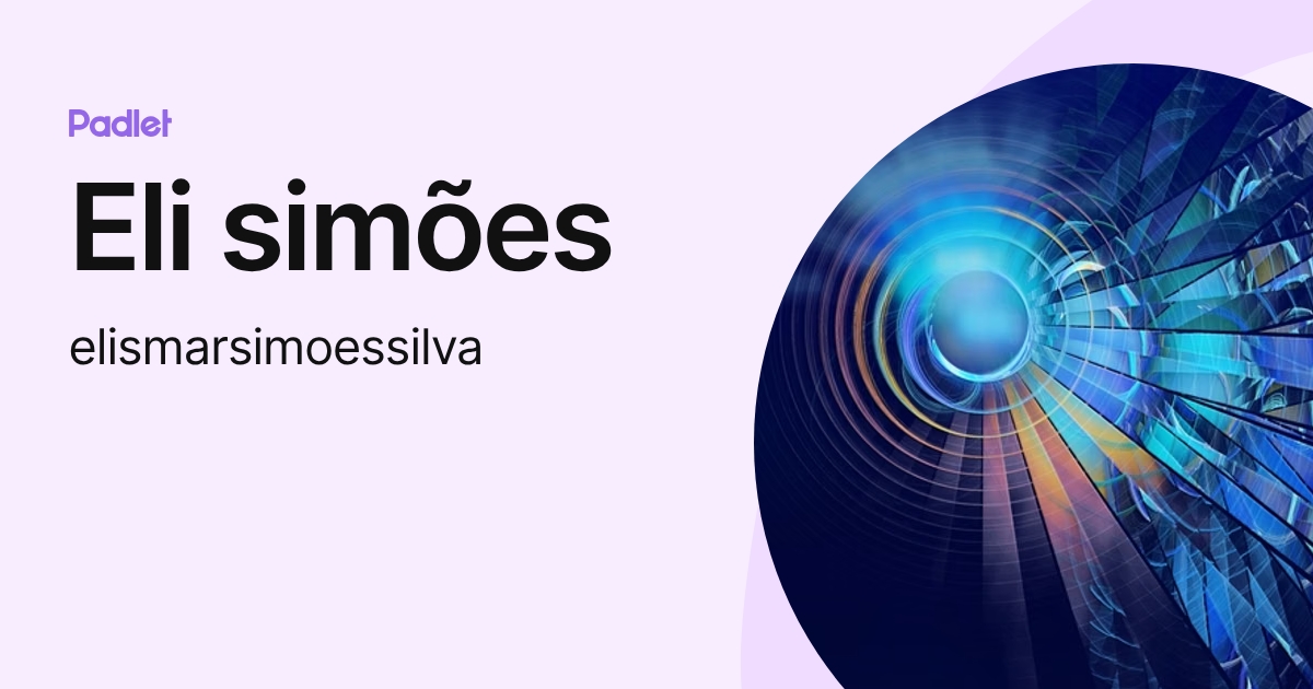 Eli simões (elismarsimoessilva) profile | Padlet