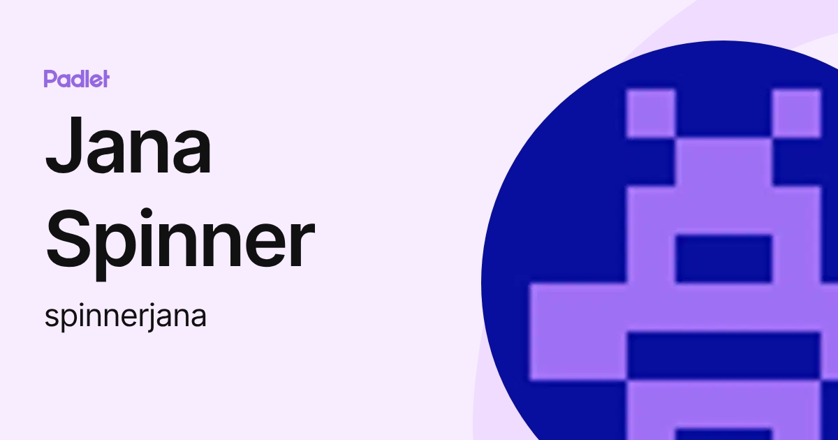 Jana Spinner (spinnerjana) profile | Padlet