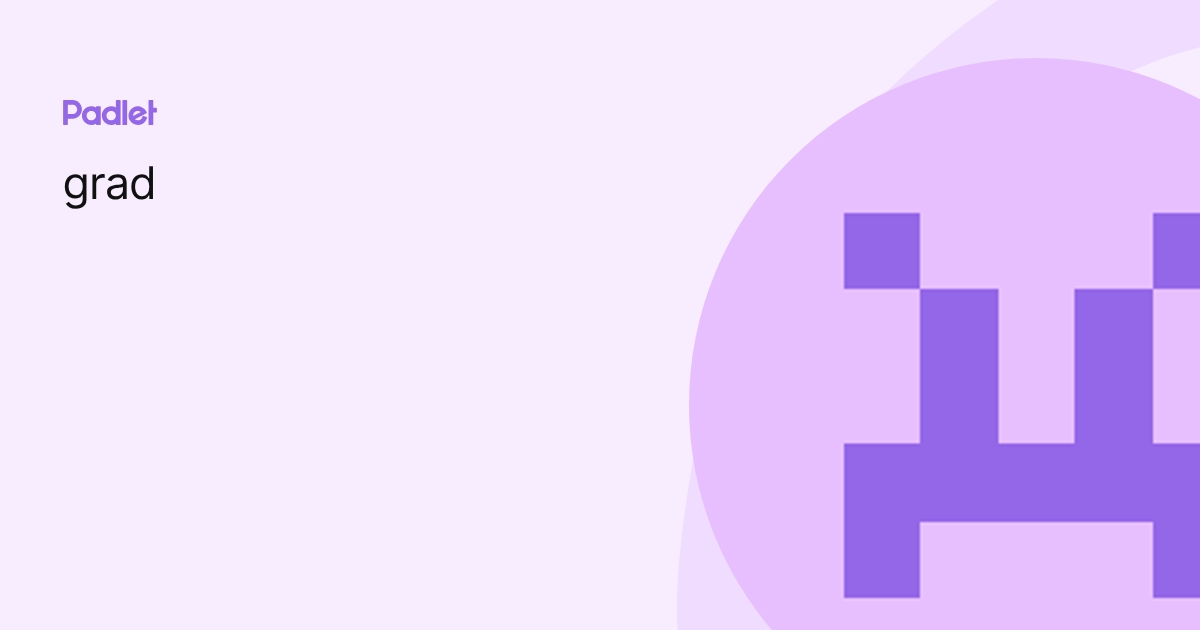 grad profile | Padlet