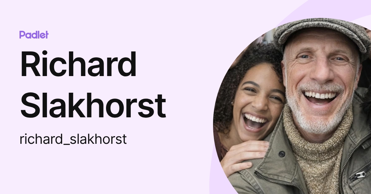 Richard Slakhorst (richard_slakhorst) profile | Padlet