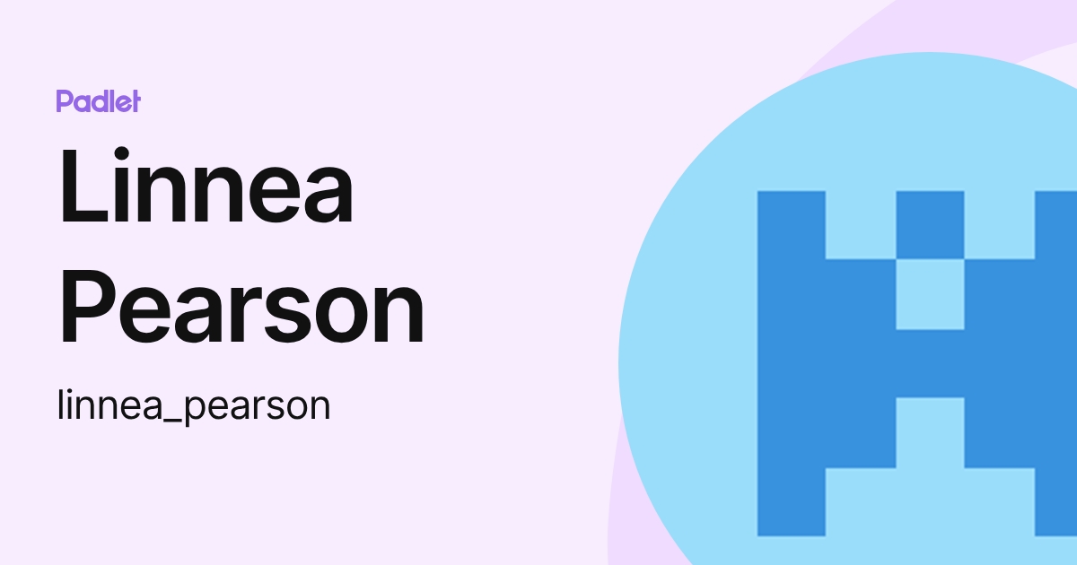Linnea Pearson (linnea_pearson) profile | Padlet
