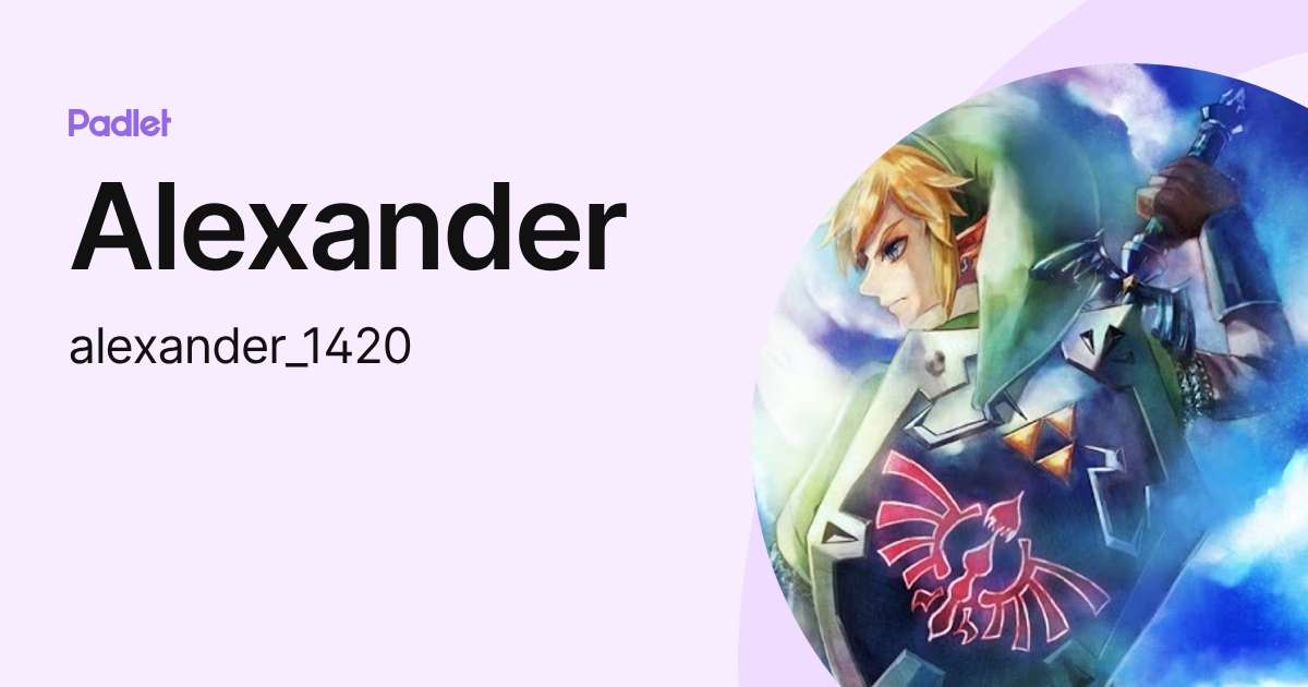 Alexander (alexander_1420) profile | Padlet